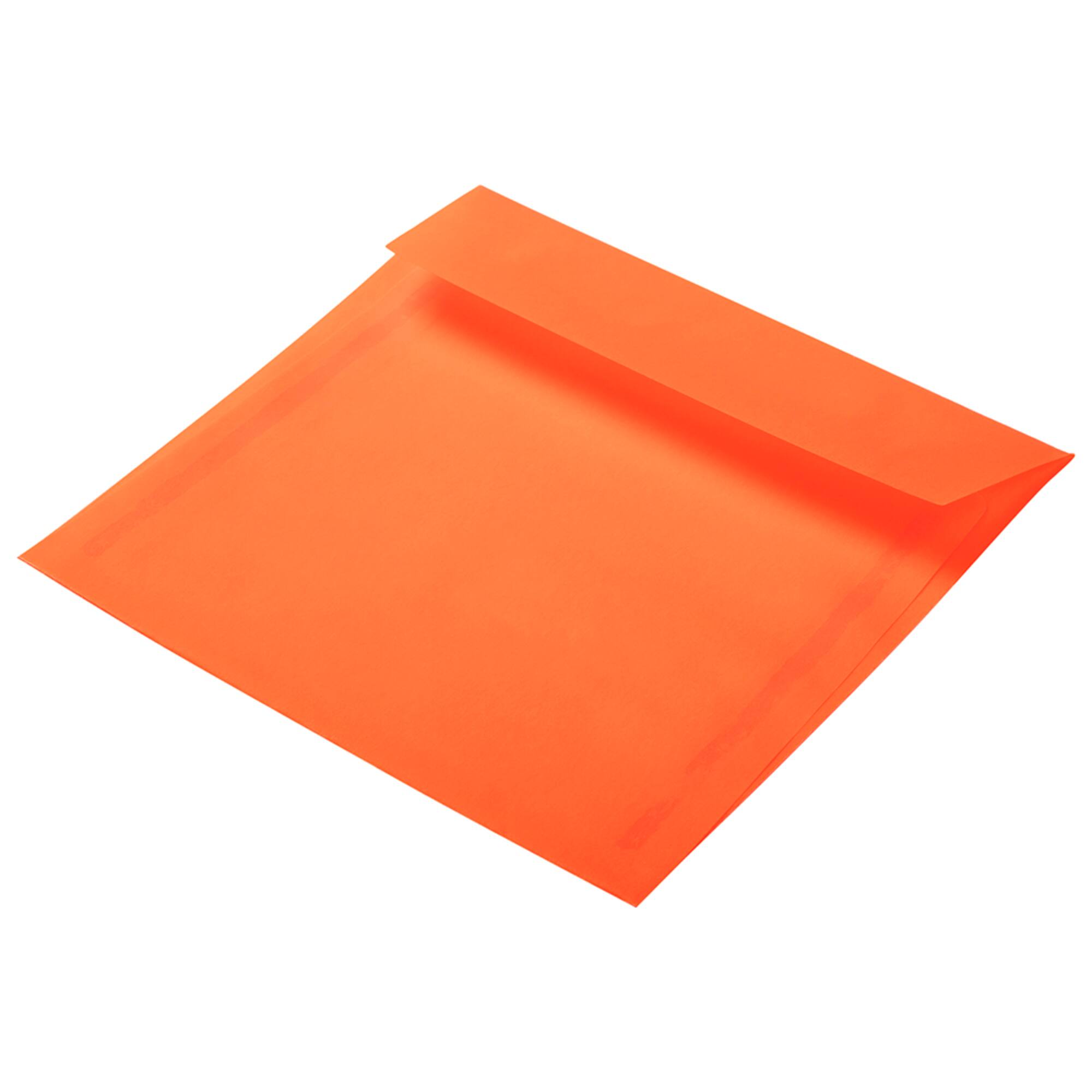 JAM Paper 6.5" x 6.5" Square Translucent Vellum Envelopes